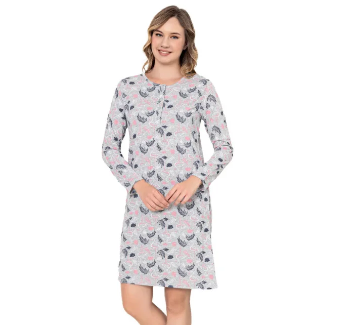 Dámská noční košile  šedá s  model 19034501 - Christina Secret