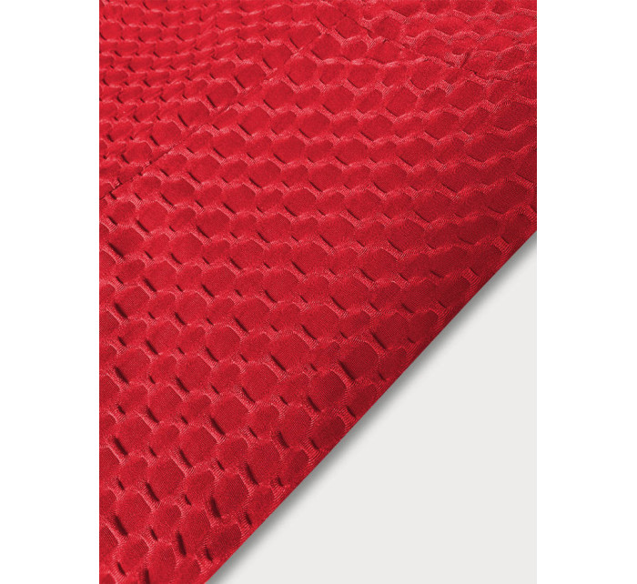 Červený športový komplet - top a legíny (YW88037-5)