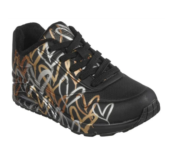 Topánky Skechers Uno Metallic Love W 155523/BKGD