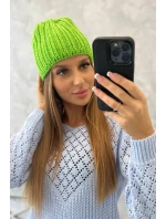 Dámská čepice Rebeka model 21798567 green neon - K-Fashion Dámská čepice Rebeka model 21798567 green neon - K-Fashion