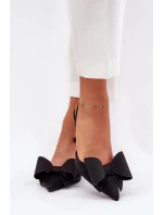 Lodičky S  A Mašlí Černé model 21687041 - Boto