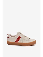 Dámske tenisky z eko kože Big Star TT274307 light beige Dámske tenisky z eko kože Big Star TT274307 light beige
