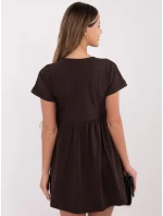 Šaty RV SK 5672.03P tmavohnedé Šaty RV SK 5672.03P tmavohnedé