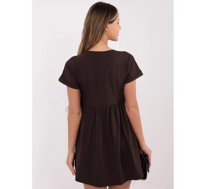 Šaty RV SK 5672.03P tmavohnedé Šaty RV SK 5672.03P tmavohnedé