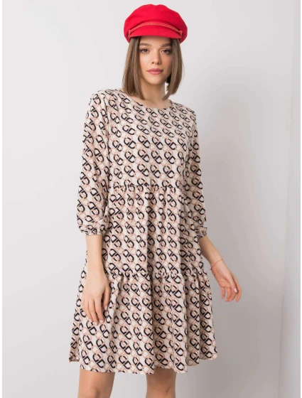 Šaty WN SK R821 1.65 svetlo béžová