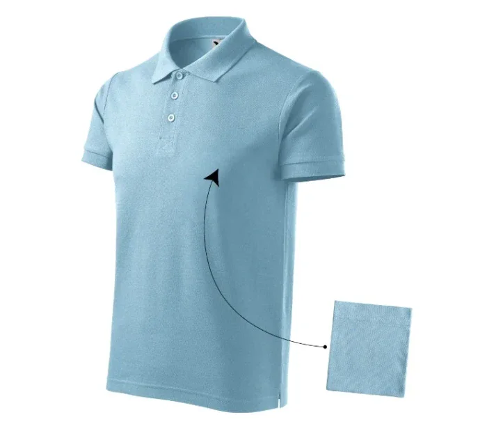 Cotton polokošile pánská nebesky modrá Cotton polokošile pánská nebesky modrá