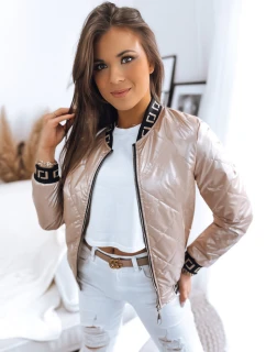 Dámska prešívaná bunda BASEBALL light pink FashionStreet TY3489