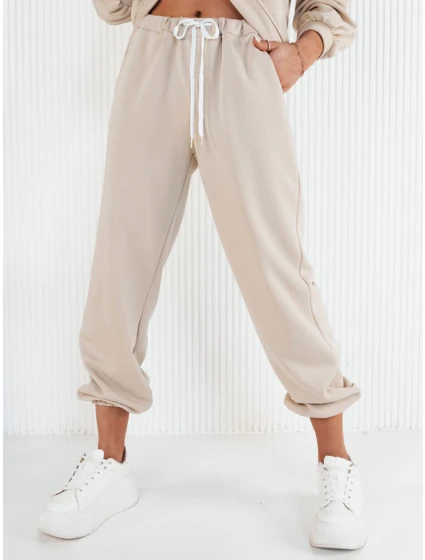 Dámske tepláky FILAN beige FashionStreet UY1886 Dámske tepláky FILAN beige FashionStreet UY1886