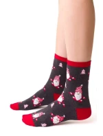 Dámské vánoční ponožky model 21327638 3540 - Steven Dámské vánoční ponožky model 21327638 3540 - Steven