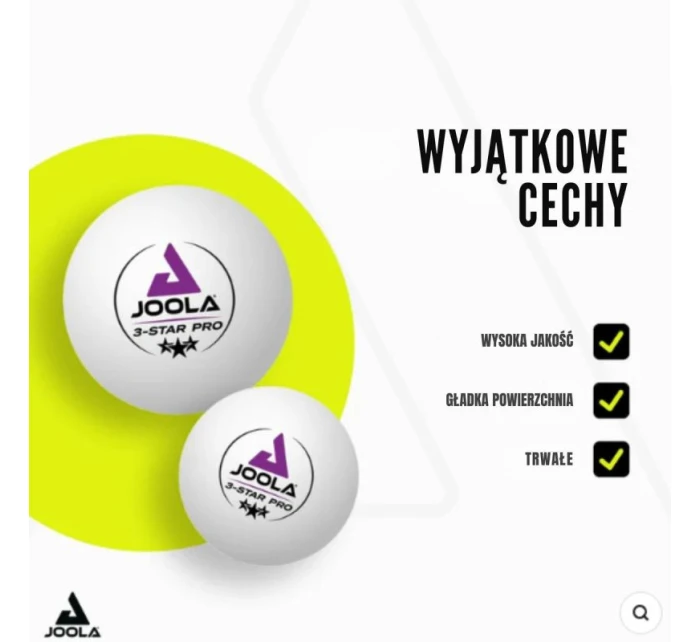 JOOLA PRO 3 STAR NA STOLNÍ TENIS BÍLÉ model 21874392