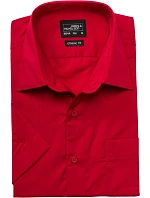JN Popelínová business košile s krátkým rukávem 02.0 red model 22487659 - Daiber JN Popelínová business košile s krátkým rukávem 02.0 red model 22487659 - Daiber