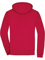 JN 1146 Pánská 2vrstvá softshellová bunda s kapucí model 22530580 red/black - Daiber