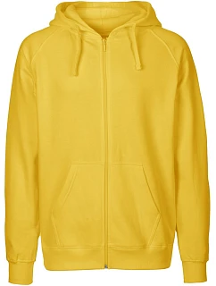 Neutral O 63301 Pánska mikina s kapucňou z bio bavlny 77.6331 žltá