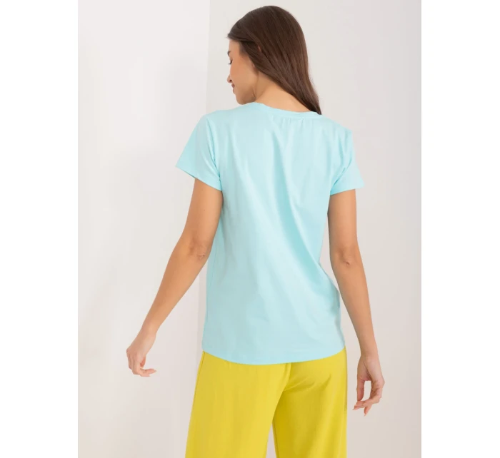 T shirt RV TS model 19768838 mietowy - FPrice T shirt RV TS model 19768838 mietowy - FPrice