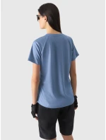 Dámske rýchloschnúce cyklistické tričko 4F - modré Dámske rýchloschnúce cyklistické tričko 4F - modré