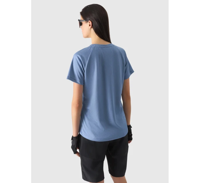 Dámske rýchloschnúce cyklistické tričko 4F - modré Dámske rýchloschnúce cyklistické tričko 4F - modré