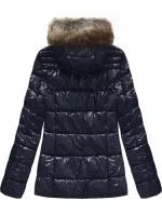 Dámska lakovaná prešívaná dámska bunda LD-7695 - LIBLAND Dámska lakovaná prešívaná dámska bunda LD-7695 - LIBLAND