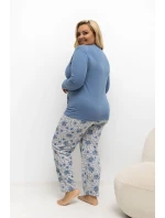 Pohodlné pyžamo pre plnoštíhly model 221189 Forever Pink