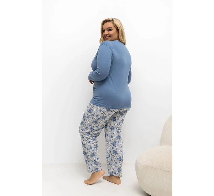 Pohodlné pyžamo pre plnoštíhly model 221189 Forever Pink