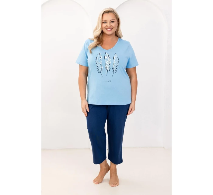 Regina 742 cr/r XL-5XL W26 dámske pyžamo