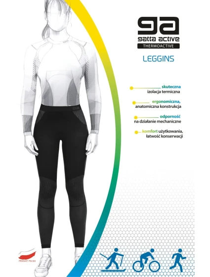 Dámske legíny Gatta 44016 Dablam Basic Thermoactive XS-XL Dámske legíny Gatta 44016 Dablam Basic Thermoactive XS-XL