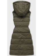Dámská péřová vesta v army barvě s kapucí model 17814700 - CANADA Mountain