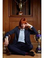 NEOBLU Marcel Women Dámsky piqué sako 24.3170 šedá melírovaná NEOBLU Marcel Women Dámsky piqué sako 24.3170 šedá melírovaná