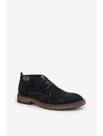 Semišové Pánské Boty Na Černé Big Star model 21669454 - Big Star Shoes Semišové Pánské Boty Na Černé Big Star model 21669454 - Big Star Shoes