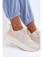 Dámské sportovní boty na platformě béžové Gelirae