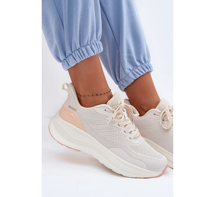 Dámské sportovní boty na platformě béžové Gelirae
