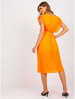 Šaty DHJ SK 1155.85 fluo oranžová