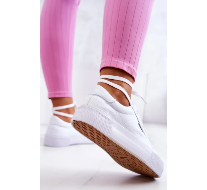 Tenisky na platforme Lee Cooper LCW-22-31-0884L White