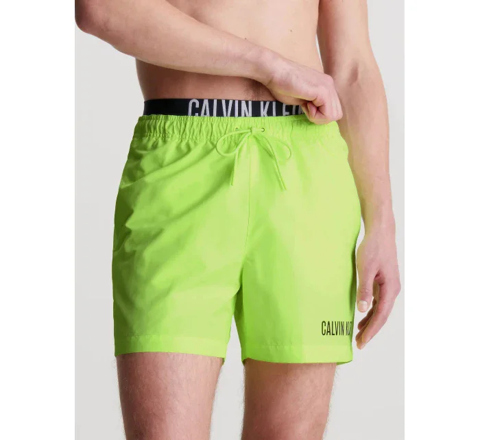 Pánske plavky MEDIUM DOUBLE WB KM0KM00992 M0T Non-New Yellow - Calvin Klein