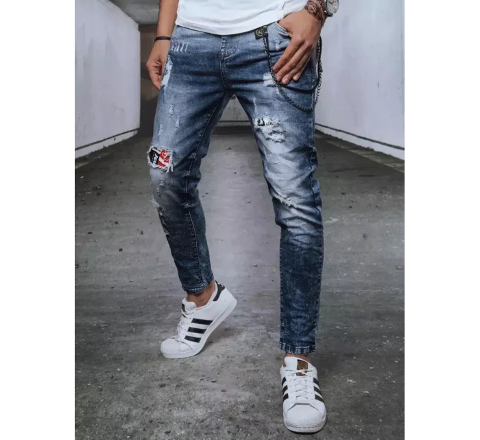 FashionStreet pánske modré džínsové nohavice UX3721