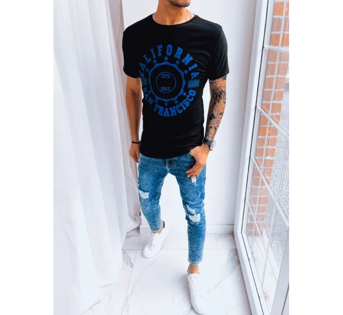 Pánské tričko s potiskem černé Dstreet model 21968604 - FashionStreet