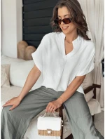 Dámska blúzka NAMAYAS biela FashionStreet RY2604