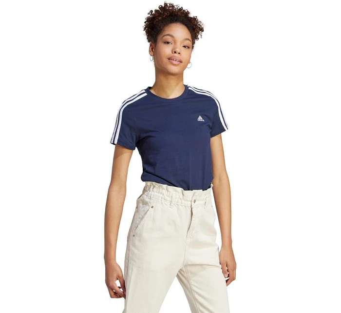Tričko adidas Essentials Slim 3-Stripes Tee W IM2791