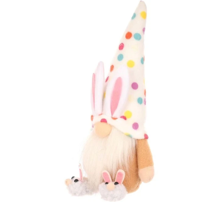 MEDVEĎ GHOOM 25CM V SNOCH CHLAPEC JARNÁ DEKORÁCIA