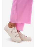 Materiałowe Trampki Damskie Big Star RR274768 Beżowe