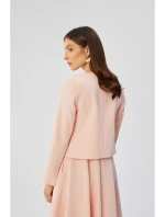 S368 Sako s otvorenou prednou časťou - púdrové