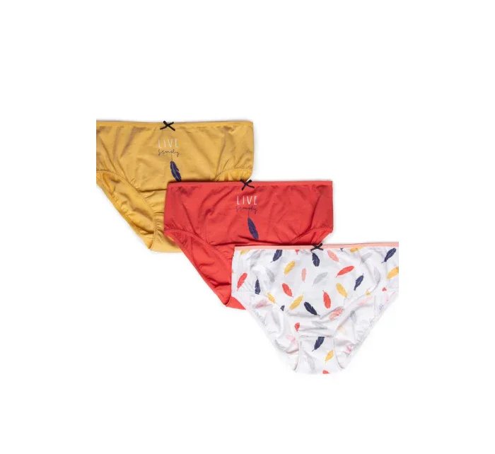 Dámské kalhotky BIKINI model 17549037 3pack - Lama Dámské kalhotky BIKINI model 17549037 3pack - Lama