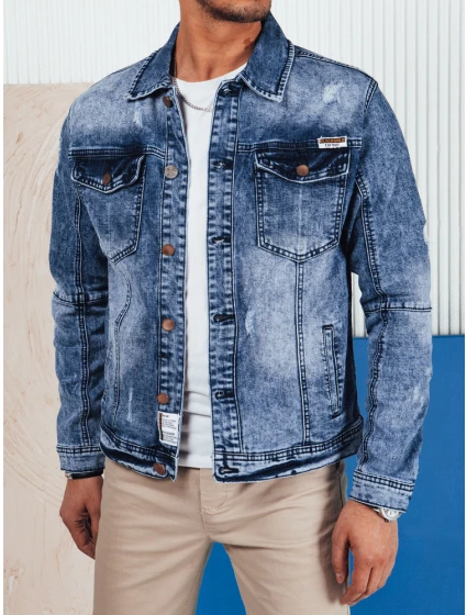 Pánská tmavě modrá džínová bunda Dstreet model 21974394 - FashionStreet