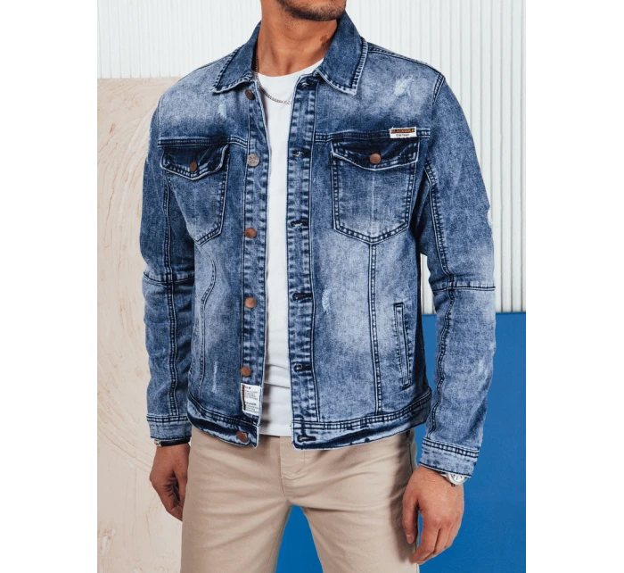 Pánská tmavě modrá džínová bunda Dstreet model 21974394 - FashionStreet
