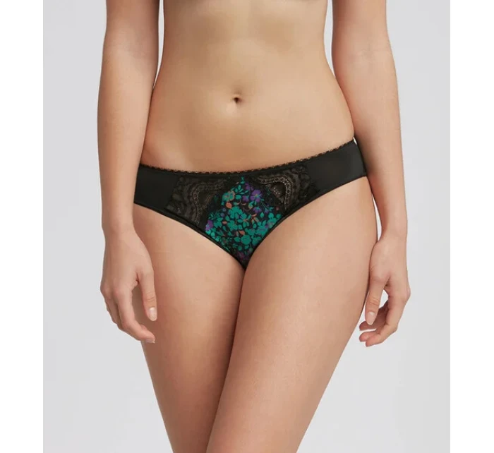 Dámske krajkové nohavičky PLAYTEX FLOWER ELEGANCE MINI BRIEF - PLAYTEX - čierna