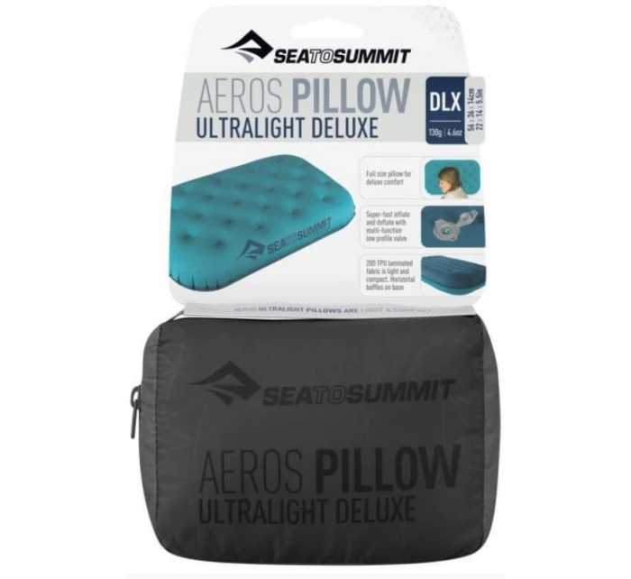 SEA TO SUMMIT Aeros Deluxe Ultralight Pillow Grey