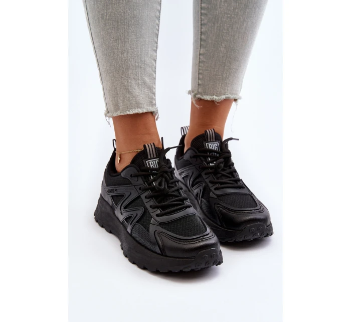 Sneakersy damskie Big Star NN274A085 Czarny Sneakersy damskie Big Star NN274A085 Czarny