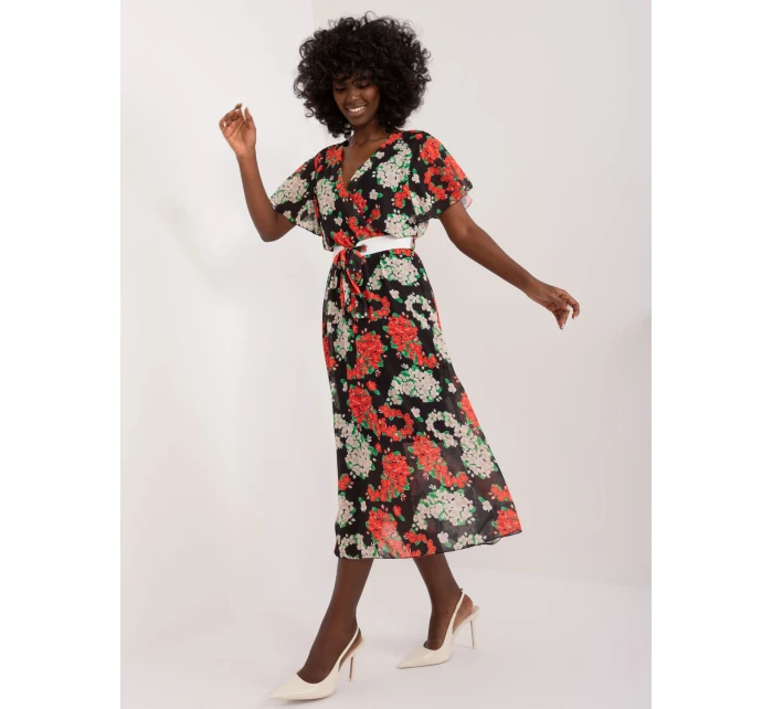 DHJ SK 17258 Šaty.01 čierna a červená DHJ SK 17258 Šaty.01 čierna a červená