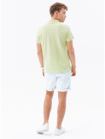 Ombre Polo tričká S1374 Lime