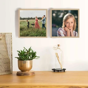 Plakát v rámu - 2x čtverec 20x20 - fotografie 