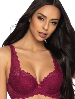 Dámska podprsenka CARMELA M-053/22 Burgundy - MAT
